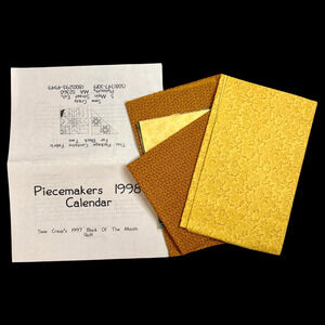 Piecemakers Quilt 1998 Calendar FABRIC ONLY for Block 2 Trail Blazer NO PATTERN